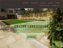 Tablet Screenshot of amazonlandscaping.ie